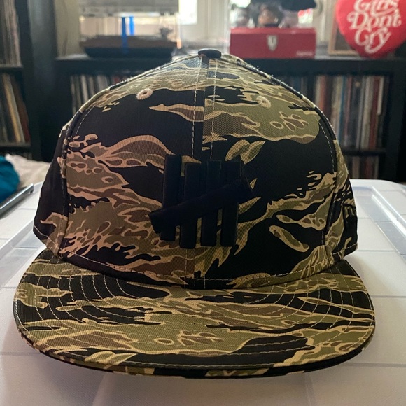 Undefeated Tiger Camo Five Strike Logo 